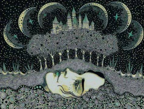 artwork woman in earth